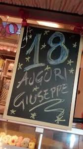 18 Anni Di Giuseppe Compleanno Ideato Dalla Pasticceria La Mimosa Di Tollo Chalkboard Quote Art Art Quotes Chalkboard