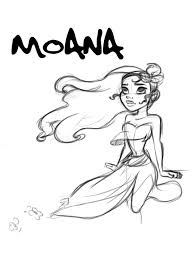 Princesas Disney Para Colorear Moana
