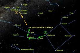 how to find the andromeda galaxy space