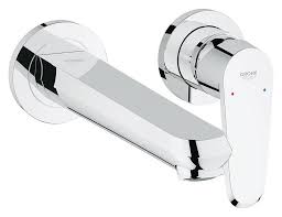 Grohe quickfix™ plus installation system • high spout for. Grohe 19974002 Eurodisc Cosmopolitan Wall Mounted Sink Mixer Chrome Wall Mounted Vieffetrade