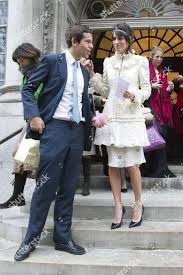 Wedding Marina Hanbury Ned Lambton Earl Editorial Stock Photo