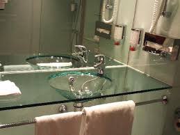 Pick an imposing countertop basin to give your bathroom a designer edge. Glass Bathroom Sinks Home Design And Decor Reviews