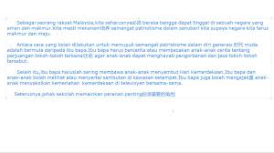 Untuk memupuk semangat patriotisme dalam diri, ibu bapa juga memainkan peranan penting. Karangan Cara Cara Memupuk Semangat Patriotisme Dalam Kalangan Murid å°šèƒ½æ•™è‚²å­¦é™¢ Youtube