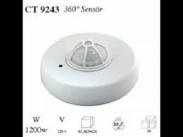 Cata 360 Degree Sensor Motion Sensor Cata 360 Derece Sensor Hareket Algilayici Youtube