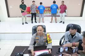 Unit Tipidter Sat Reskrim Polresta Gorontalo Kota Tetapkan 3 Tersangka  Kasus Penggelapan dan Pengalihan Objek Jaminan Fidusia 