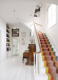 Where the tread, riser + stair runners are all getting a little bit of action. 25 Stairs Runner Carpet Designs In Popular Trends