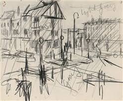 Frank Auerbach Sketch For Camden Town 1966 Frank Auerbach Auerbach Life Art