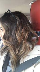 Short Medium Asian Hair Balayage Broned Brown Blonde Light Ash Ends Medium Asian Hair Asian Hair Balayage