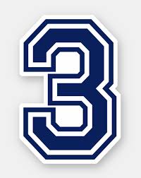 Custom Color Number Three 3 Sporty College Font Sticker Zazzle Com Numbers Font Custom Color Design Your Own Stickers