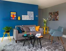 Amazing Interiors Schemes In Blue And Yellow Decorations Elonahome Com Small Living Room Decor Retro Home Decor Home Decor