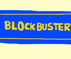 Not too long after the logo change, redbox and netflix were introduced and blockbuster went out of buisness. Blockbuster Video Logo Drawception