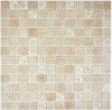 Dauertiefpreise✓ große auswahl✓ mosaik aus glas, naturstein und vielen anderen materialien im hornbach onlineshop. Retro Vintage Mosaik Fliese Eco Recycling Glas Eco Beige Patchwork Mos145 P 50 F