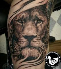 Black And White Lion Tattoo Realistic Black And Gray Realism Lion Tattoo Lion Tattoo Sleeves Lion Tattoo Lion Head Tattoos