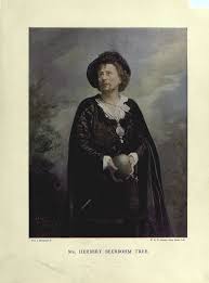 Herbert Beerbohm Tree as Hamlet. W. & D. Downey