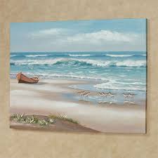 Simple Life Ocean Scene Coastal Canvas Wall Art Beach Art Painting Ocean Painting Seascape Paintings
