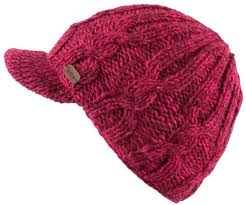 B20 athleisure 6 panel cap; Kusan 100 Wool Cable Knit Brooklyn Peaked Cap Pk1937 Pink Amazon Co Uk Clothing