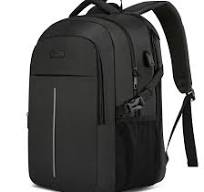 Groß Herren Laptop Rucksack 17 Zoll Laptoptasche für Schule Arbeit mit USB  Ladeanschluss Wasserdicht Business Reisen Notebook Tasche Schulrucksack für  ...