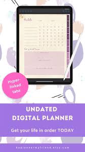 Boho Purple Digital Life Planner Undated For Ipad Goodnotes Etsy In 2020 Digital Planner Life Planner Undated Weekly Planner