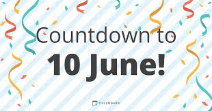 Countdown to 10 June - Calendarr