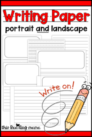In this article, you will learn the format of writing a successful paper and tips on what every teacher is. Printable Writing Paper For Kids This Reading Mama
