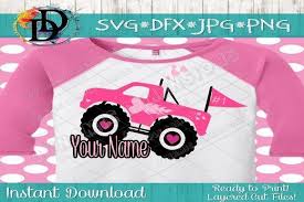 Download Monster Truck Girls Svg Graphic By Dynamicdimensions Trucks Girls Silhouette Cameo Monster Trucks PSD Mockup Templates