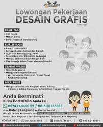 Maybe you would like to learn more about one of these? Lowongan Kerja Desain Grafis Di Wisata Lebah Anto Madu Magelang Magelangnews