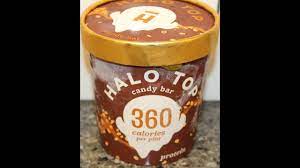 Available in vanilla, chocolate, and strawberry—all under 350 calories. Halo Top Candy Bar Ice Cream Review Youtube