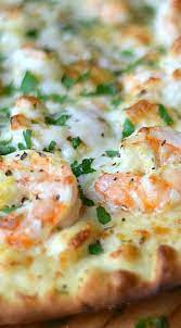 Shrimp Scampi Pizza Recipe Fish Recipes Recipes Food
