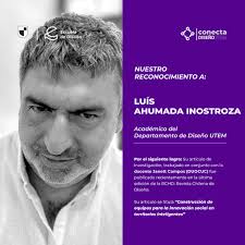 Queremos reconocer a nuestros académicos del Departamento Alejandra Poblete  (@alejapop), Luís Ahumada (@luisahumadainostroza) y Rodrigo Gárate  (@rgaratech), quienes recientemente han sido publicados en la RCHD: Revista  Chilena de Diseño, Volumen 9, Número