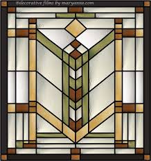 Quoitzel Stained Glass Window Clings For Clear Transom Windows Use A Craftsman Missio Stained Glass Window Film Stained Glass Window Clings Faux Stained Glass