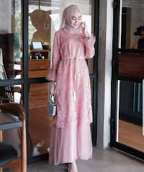 F47 korea dress blue princess 170rb. Baju Kondangan 2020 Baju Muslim Brokat Warna Pink Mocca Dan Grey Humaira Dress Ootd Baju Kondangan Baju Kondangan Casual Baju Casual Untuk Kondangan Baju Buat Kondangan Remaja