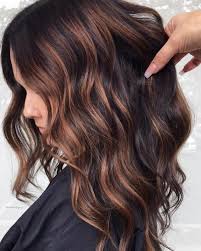 Dark bown to light brown ombre hair chocolate brown to caramel wavy long hair brown to caramel long bob hair. 60 Looks With Caramel Highlights On Brown And Dark Brown Hair