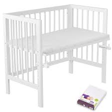 Die beistellbettmatratze der marke tissi®. Samann Beistellbett 90 X 55 Cm Weiss Lackiert Buchenholz Samann Kindermobel
