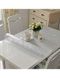 Zuoanchen Tablecloths Rectangle Clear Plastic Tablecloth Pvc Waterproof Kitchen Dining Glass Table Cloths Cover Prot Vinyl Table Covers Table Cloth Glass Table