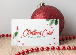 10 free greetings card & envelope mockup psd set. Free Horizontal Christmas Greeting Card Mockup Psd Good Mockups