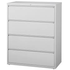 A 4 drawer metal file cabinet provides ample space to secure & organize all your important documents and files. Hirsh 42 In Wide Hl8000 Series Metal 4 Drawer Lateral File Cabinet Light Gray 17461