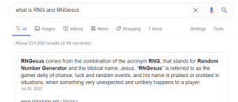Kind of like a god of chance for video games. What Is Rng And Rngesus Hypixel Minecraft Server And Maps