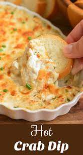 Hot Crab Dip Hot Crab Dip Recipe Crab Recipes Appetizer Recipes