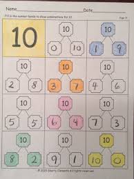 Number Bonds 1 10 Distance Learning Asilo Scuola Numeri