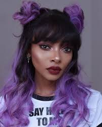 Nyane Lebajoa Purple Hair Purple Hair Black Girl Light Purple Hair Blue Purple Hair