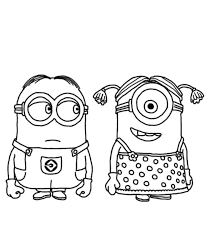 They are from the evolution of yellow unicellular organisms that have only one destiny: Despicable Me Minions Coloring Pages Coloring Home