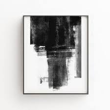 Abstract Black And White Art Pictures Black And White Contemporary Minimalist Abstract Painting Etsy Abstract Minimal Wall Art Black And White Abstract