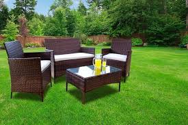 4pc Rattan Garden Furniture Set Rattan Garden Furniture Sets Rattan Garden Furniture Garden Furniture