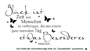 Wandtattoo Gluck Ist Zeit Mit Menschen Zu Verbringen Die Aus Einem