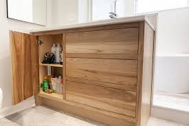 Our stock of cabinetry includes wall cabinets that hang above counters to store dishes, glasses, baking supplies, and more. Bleached Walnut Vanity In Clarendon Hills Illinois Wheatland Custom Cabinetry Woodwork