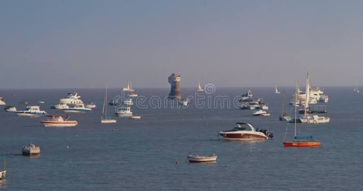 Mumbai, India. View on Many Ships and Boats Drift in Mumbai Harbour or Bombay Harbour or Front Bay. Picturesque Bay Stock Footage - Video of traffic, vessel: 333653862