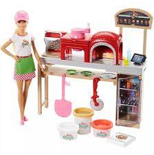 Barbie Cocina Y Crea Chef De Pizza 149 900 Carro De Barbie Sets De Barbie Juguetes De Barbie