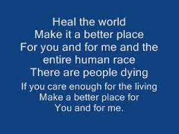 There are people dying if you care enough for the living make it a better place for you and for me. Various Artists Michael Jackson Heal The World Lyrics Klingelton Kostenlos Heruntergeladen Werden Mp3 Und M4r Fur Iphone Weltbasis Der Klingeltone