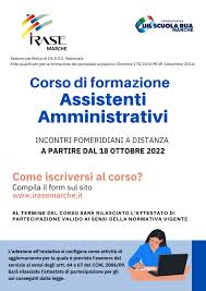 Corso di formazione Assistenti Amministrativi - Irase Marche