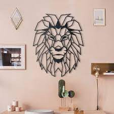 Lion Head Lion Wall Art Safari Wall Art Metal Wall Art